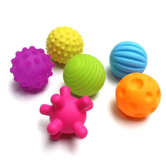 Baby Toy Sensory Balls Set Textured Hand Touch Grasp Massage Ball Infant Tactile Senses Development Toys For Babies 0 12 M Games