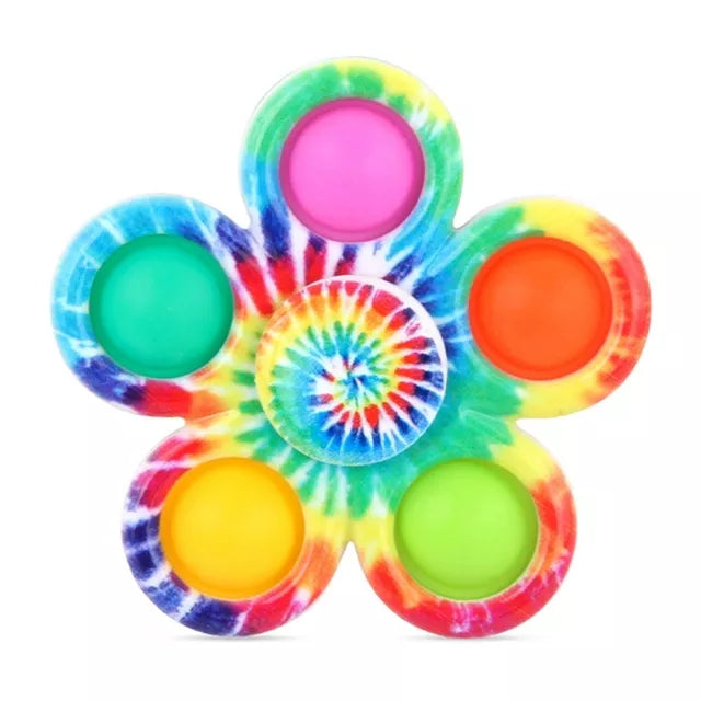 Funny  Pops Finger Toys Push It Bubble Fidget Toy Fidget Spinner Squeeze Sensory Toy Anti Stress Spinning Hand Spinner Kids Gift